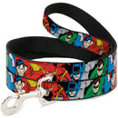 Dog Leash - Justice League Superheroes CLOSE-UP New