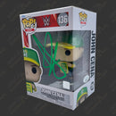 John Cena signed WWE Funko POP Figure #136 (w/ JSA) Signed By Superstars Green Paint 