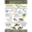 U.S. Army - Apache Helicopter Wood Craft & Paint Kit