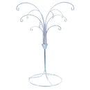 12-Arm Spiral Fountain Brass Silver Metal Ornament Stand Display 11.5 Inches (Taiwan)