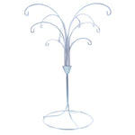 12-Arm Spiral Fountain Brass Silver Metal Ornament Stand Display 11.5 Inches (Taiwan)