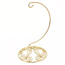 Curved Gold Wire Swirl Base Ornament Stand Display 7 Inches (Taiwan)