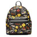 Jurassic Park Warning Signs Mini Backpack by LoungeFly