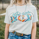 Just a Little Wild Aztec Graphic T-shirt