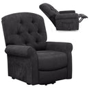 Recliner Chair Sofa for Elderly with Side Pocket and Remote Control