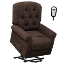 Recliner Chair Sofa for Elderly with Side Pocket and Remote Control
