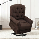 Recliner Chair Sofa for Elderly with Side Pocket and Remote Control