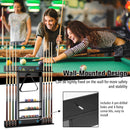 Wall-mounted Billiards Pool Cue Rack Only