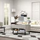 31.5 Inch Lift-Top Coffee Table with Hidden Storage and 2 Open Shelves