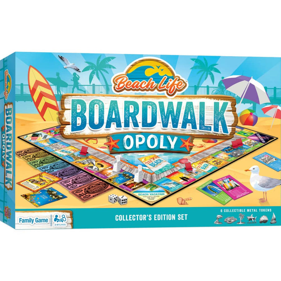 Beach Life - Boardwalk Opoly Board Game