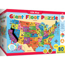 Explorer - USA Map 80 Piece Floor Jigsaw Puzzle