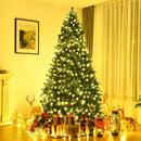 7 Feet PVC Artificial Christmas Tree with LED Lights