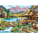 Art Gallery - Canoes for Rent 1000 Piece Jigsaw Puzzle