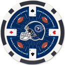 Tennessee Titans 100 Piece Poker Chips