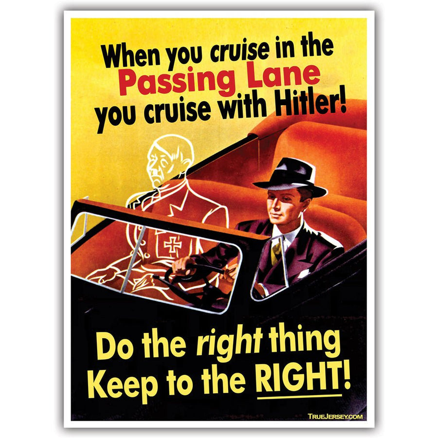 Keep to the Right Car Magnet