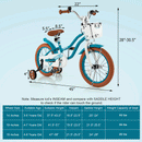 16 Inch Kids Bike with Training Wheels and Front Handbrake