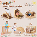 Kids Climbing Arch with Cushion Montessori Arch Climber/Rocker for Toddlers