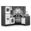 Kids Corner Pretend Kitchen Playset with Separated Washing Basin