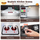 Kids Corner Pretend Kitchen Playset with Separated Washing Basin-Coffee