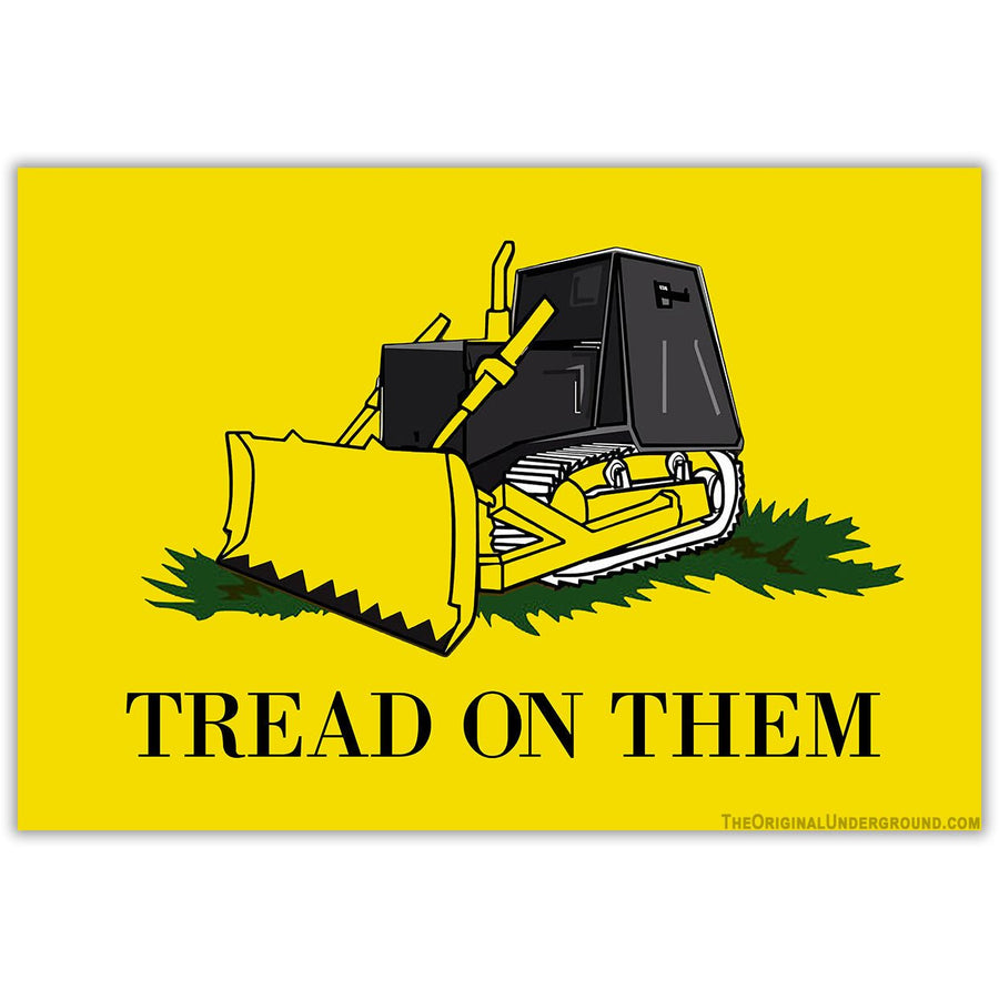 Killdozer Tread on Them Sticker