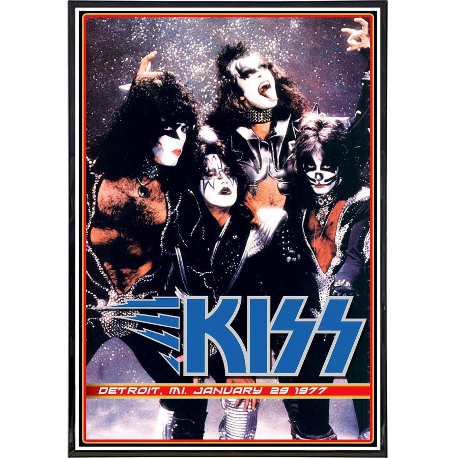 KISS 1977 Show Poster Print Print The Original Underground 