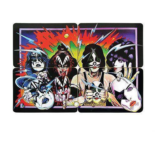 KISS Unmasked Coaster Set of 4