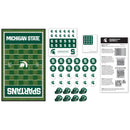 Michigan State Spartans Checkers Board Game