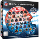 NFL - Teams Helmet 500 Piece Shaped Jigsaw Puzzle