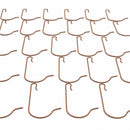 30 Heavy Duty Copper Tone Christmas Ornaments Hooks 2.4 Inches