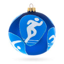 Swimming, Basketball, Tennis, Gymnastics, Track Glass Ball Christmas Ornament 4 Inches