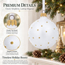 Spiritual Pastor in the Church Glass Ball Christmas Ornament 3.25 Inches