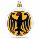 Germany Coat of Arms Glass Ball Christmas Ornament 3.25 Inches