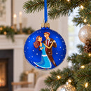 I Love Dancing Glass Ball Christmas Ornament 3.25 Inches