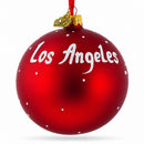 Los Angeles, California Glass Ball Christmas Ornament 4 Inches