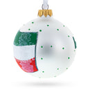 Flag of Iran Glass Ball Christmas Ornament 3.25 Inches (Made in Ukraine)