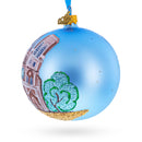 Notre-Dame De Paris Cathedral, France Glass Ball Christmas Ornament 4 Inches