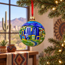 Tucson, Arizona, USA Glass Ball Christmas Ornament 3.25 Inches