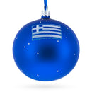Statue of Zeus in Olympia, Greece Glass Ball Christmas Ornament 4 Inches