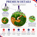 The Great Wall of China Glass Ball Christmas Ornament 4 Inches