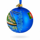 Dom Luis I Bridge, Porto, Portugal Glass Ball Christmas Ornament 4 Inches