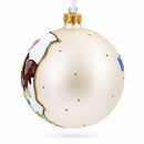 Illinois State, USA Glass Ball Christmas Ornament 4 Inches