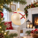 Florida State, USA Glass Ball Christmas Ornament 4 Inches