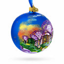 Botanic Gardens, Singapore Glass Ball Christmas Ornament 4 Inches