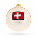 Old City, Bern, Switzerland Glass Ball Christmas Ornament 4 Inches
