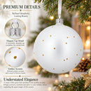 Hamsters Glass Ball Christmas Ornament 4 Inches