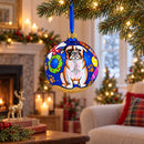 Bulldog Gifts Glass Ball Christmas Ornaments 4 Inches