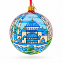 The Blue Mosque, Istanbul, Turkey Glass Ball Christmas Ornament 4 Inches