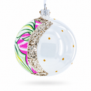 1928 Georgia O'Keeffe "Two Calla Lilies on Pink" Glass Ball Christmas Ornament 4 Inches