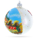 Old Quebec City, Canada Glass Ball Christmas Ornament 4 Inches