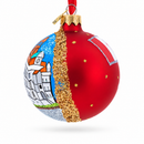 Old Montreal, Quebec, Canada Glass Ball Christmas Ornament 3.25 Inches